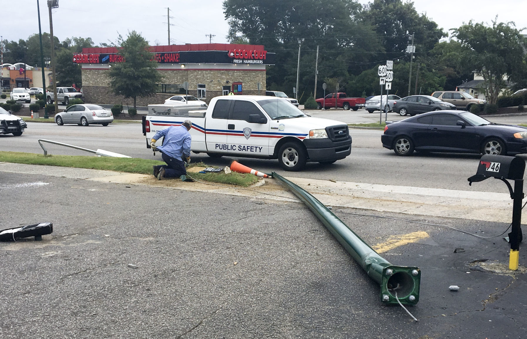 Car Crashes into Building